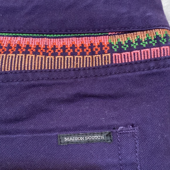 Maison Scotch Embroidered shorts Size 30 - Picture 8 of 12